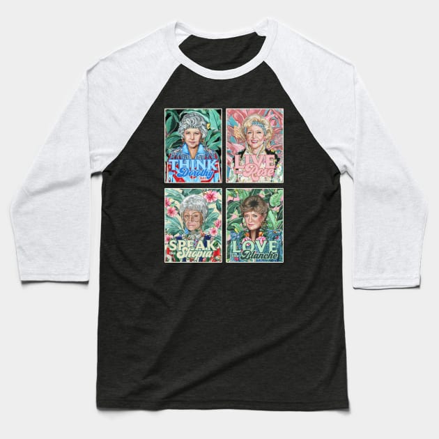 The Golden Girls - Legends Baseball T-Shirt by Leopards